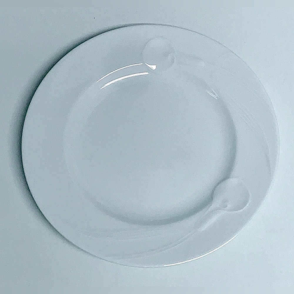 Vtg Discontinued Mikasa Classic Flair White by Helena Uglow Salad Plate